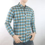 Men's Casual Check Shirt - Sky Blue, Men, Shirts, Chase Value, Chase Value