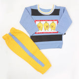 Boys Full Sleeves Fleece Suit 42717 - Blue, Kids, Boys Sets And Suits, Chase Value, Chase Value
