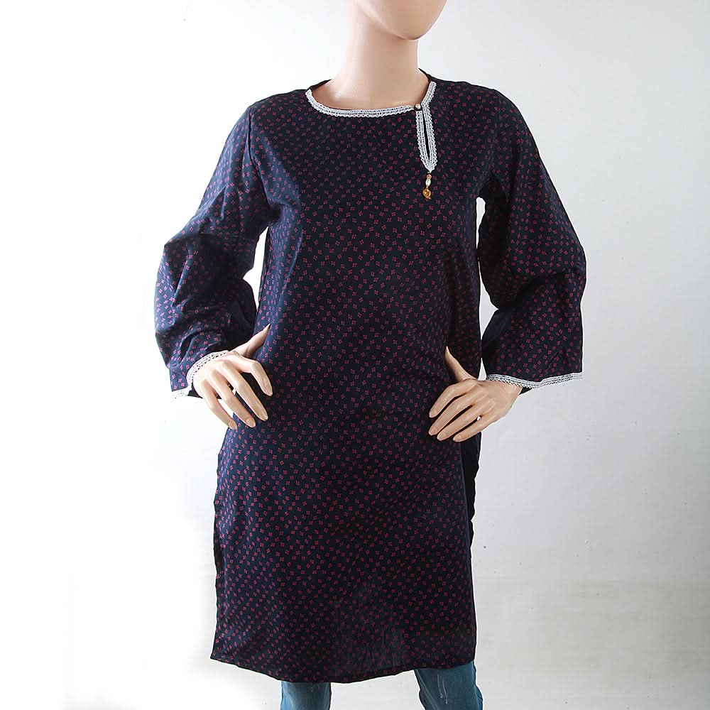 Women's Embroidery Kurti - Purple, Women, Ready Kurtis, Chase Value, Chase Value