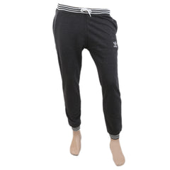 Men's Yarn Dyed Rib Trouser - Grey, Men, Lowers And Sweatpants, Chase Value, Chase Value