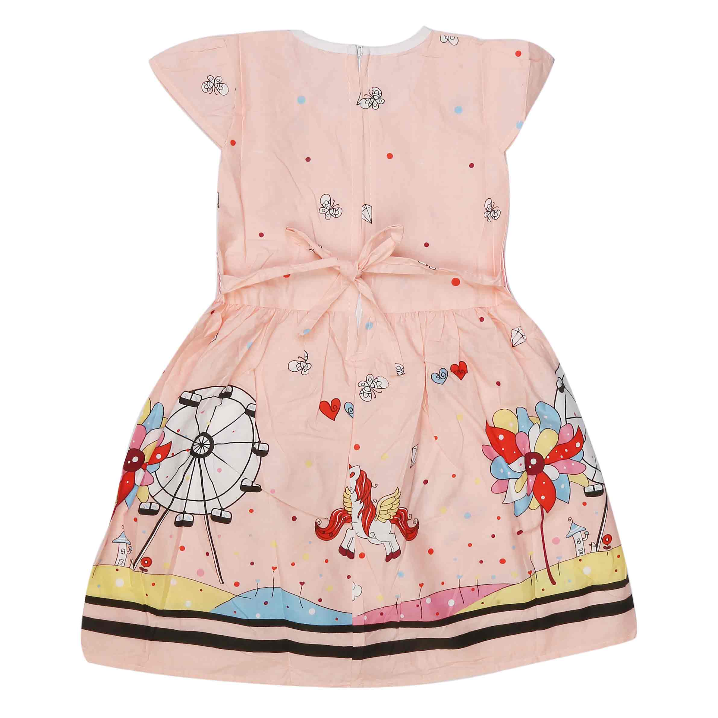 Girls Embroided Frock - Pink, Kids, Girls Frocks, Chase Value, Chase Value