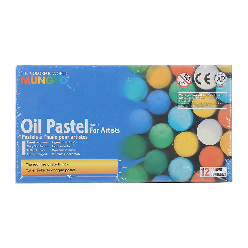 Mungyo Oil Pastel 12 Color Mop-12 - Multi, Kids, Colouring Tools, Chase Value, Chase Value