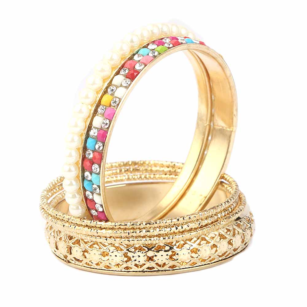 Girls Bangle - Golden, Kids, Bangles & Bracelet, Chase Value, Chase Value