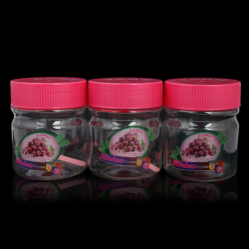 Spice Jar 3 Pcs - Pink, Home & Lifestyle, Storage Boxes, Chase Value, Chase Value