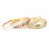 Girls Bangle - Golden, Kids, Bangles & Bracelet, Chase Value, Chase Value