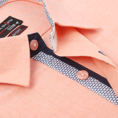 Men's Business Casual Shirt - Peach, Men's Shirts, Chase Value, Chase Value