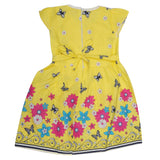 Girls Embroided Frock - Yellow, Kids, Girls Frocks, Chase Value, Chase Value