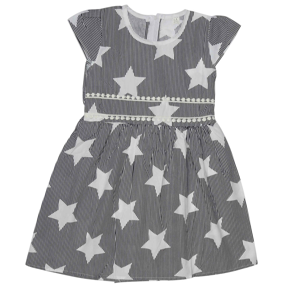 Girls Embroided Frock - Navy Blue, Kids, Girls Frocks, Chase Value, Chase Value