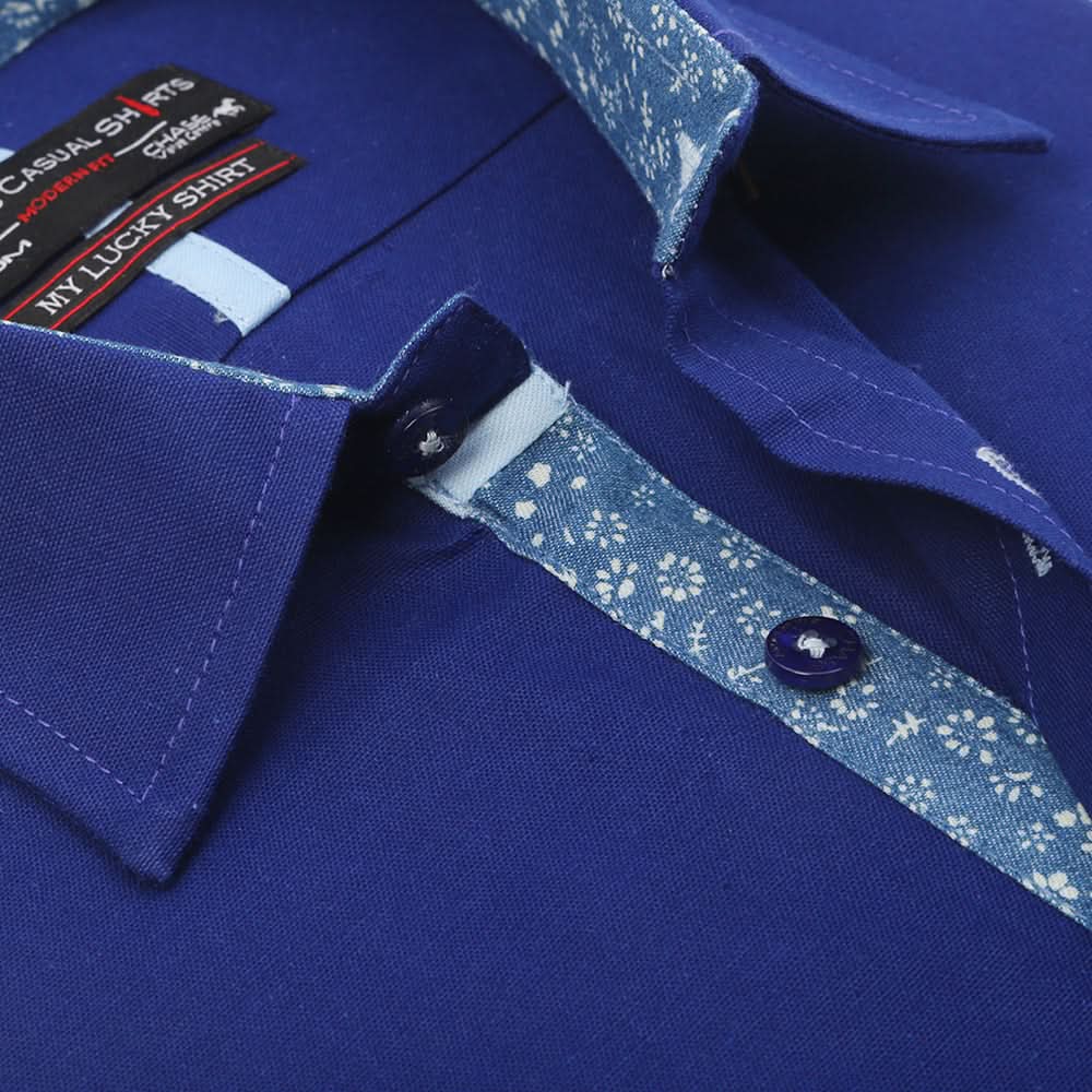 Men's Business Casual Shirt - Blue, Men's Shirts, Chase Value, Chase Value