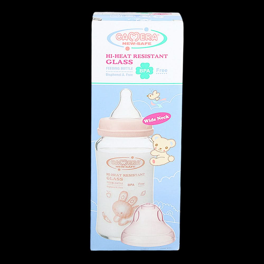 Camera Glass Feeder - 240ml Blue, Kids, Feeding Supplies, Chase Value, Chase Value