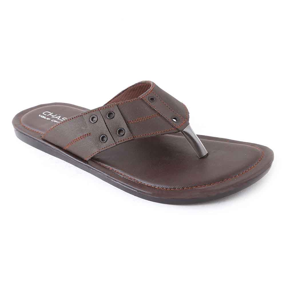 Men's Slippers (0012) - Brown, Men, Slippers, Chase Value, Chase Value
