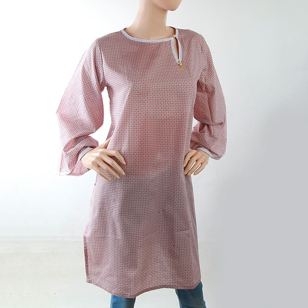 Women's Embroidery Kurti - Tea Pink, Women, Ready Kurtis, Chase Value, Chase Value