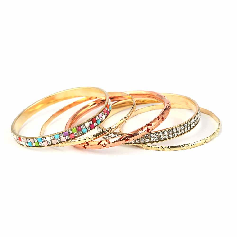 Girls Bangle - Golden, Kids, Bangles & Bracelet, Chase Value, Chase Value