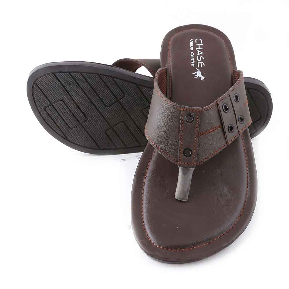 Men's Slippers (0012) - Brown, Men, Slippers, Chase Value, Chase Value