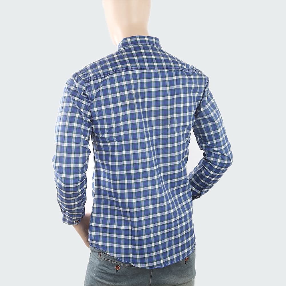 Men's Casual Check Shirt - Blue, Men, Shirts, Chase Value, Chase Value