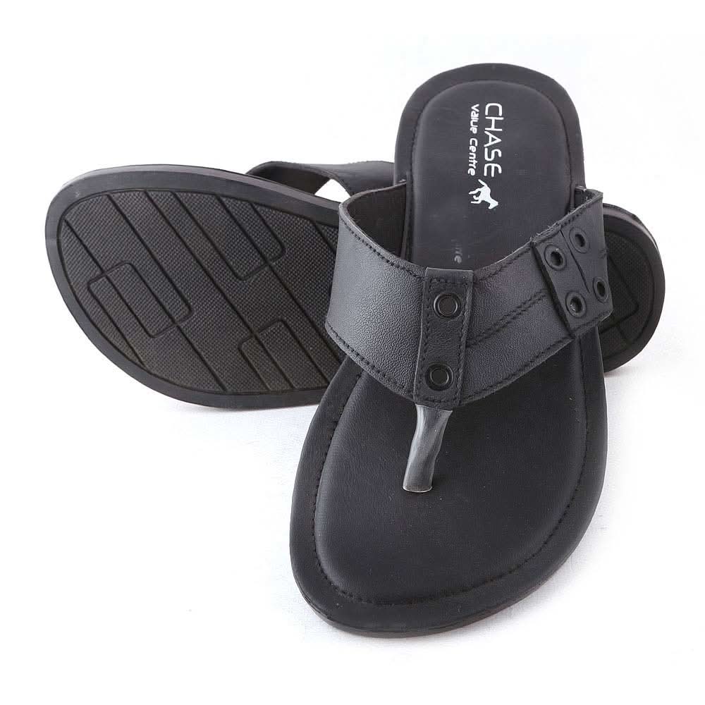 Men's Slippers (0012) - Black, Men, Slippers, Chase Value, Chase Value