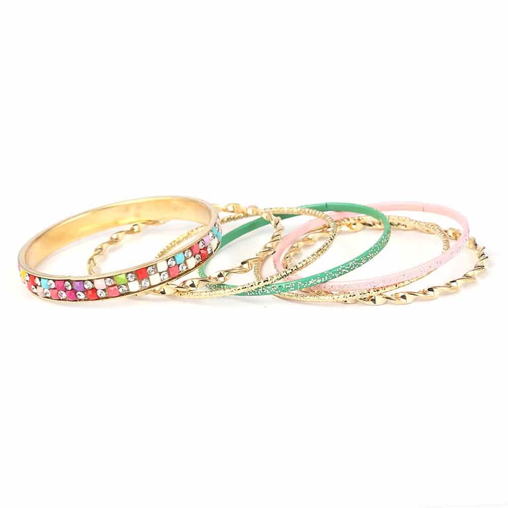 Girls Bangle - Golden, Kids, Bangles & Bracelet, Chase Value, Chase Value