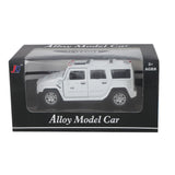 Pull back Metal Car with Open Door - White, Kids, Non-Remote Control, Chase Value, Chase Value