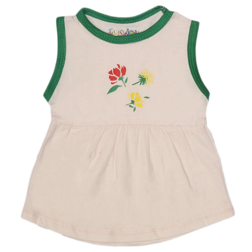 Newborn Baby Frock - White, Kids, NB Girls Frocks, Chase Value, Chase Value
