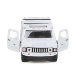 Pull back Metal Car with Open Door - White, Kids, Non-Remote Control, Chase Value, Chase Value