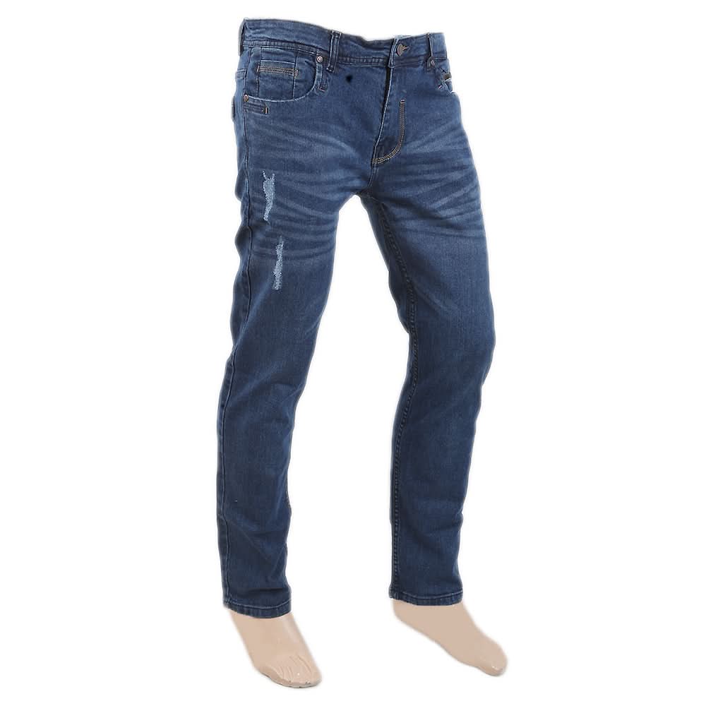 Men’s Fancy Denim Pant - Blue, Men, Casual Pants And Jeans, Chase Value, Chase Value