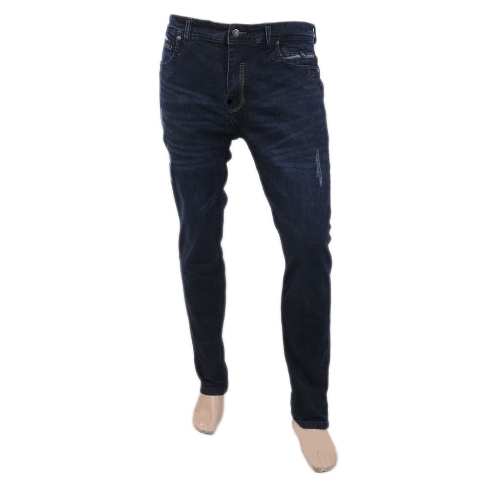 Men’s Fancy Denim Pant - Dark Blue, Men, Casual Pants And Jeans, Chase Value, Chase Value