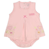 NewBorn Girls Romper Half Sleeves - Pink, Kids, NB Girls Rompers, Chase Value, Chase Value