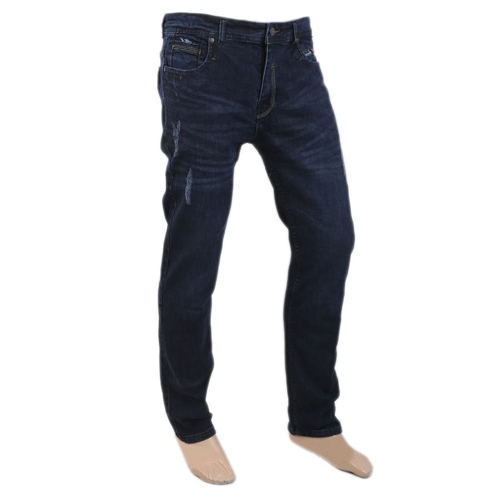 Men’s Fancy Denim Pant - Dark Blue, Men, Casual Pants And Jeans, Chase Value, Chase Value
