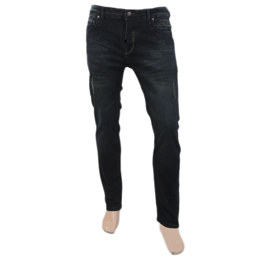 Men’s Fancy Denim Pant - Dark Green, Men, Casual Pants And Jeans, Chase Value, Chase Value