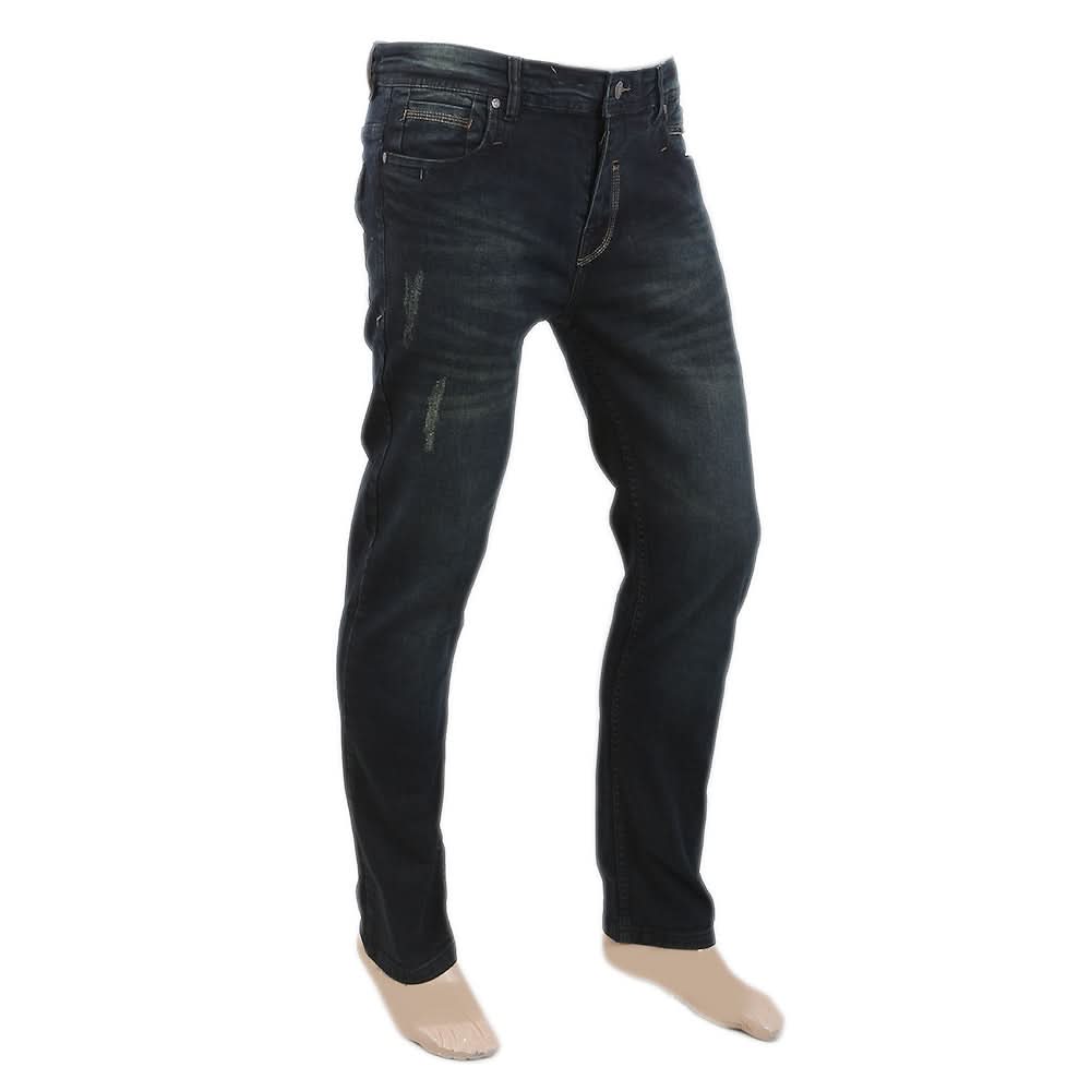 Men’s Fancy Denim Pant - Dark Green, Men, Casual Pants And Jeans, Chase Value, Chase Value