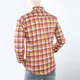 Men's Casual Check Shirt - Maroon, Men, Shirts, Chase Value, Chase Value