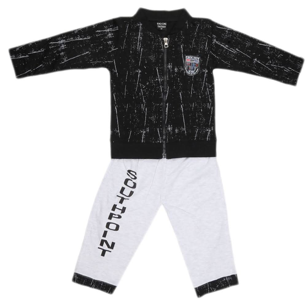 Boys 3 Pcs Suit - Black, Kids, Boys Sets And Suits, Chase Value, Chase Value