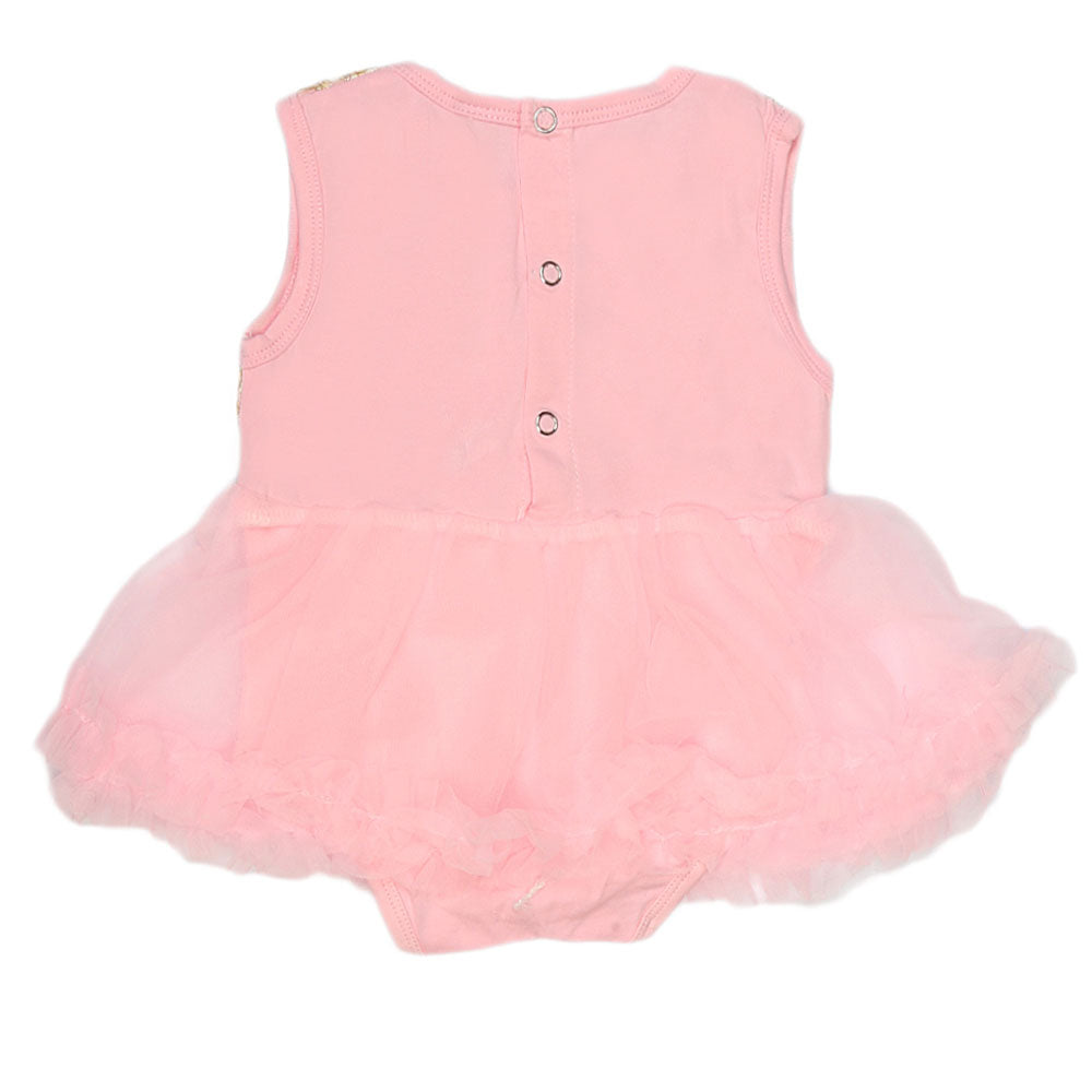 Newborn Baby Frill Romper - Pink, Kids, NB Girls Rompers, Chase Value, Chase Value