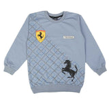 Boys Sweat Shirt - Steel Blue, Boys Hoodies & Sweat Shirts, Chase Value, Chase Value