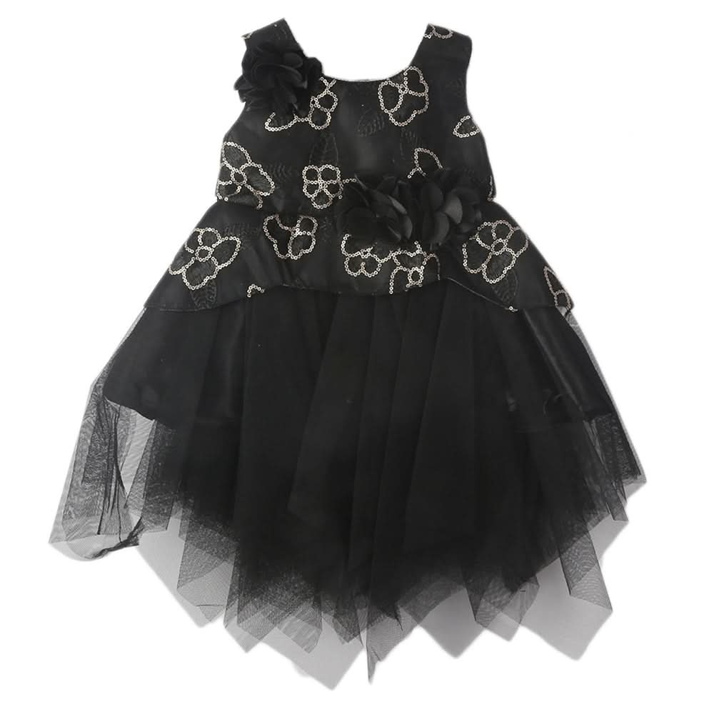 Newborn Girls Frock - Black, Kids, Newborn Girls Frocks, Chase Value, Chase Value