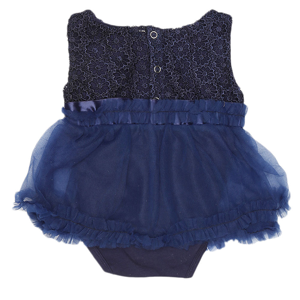 Newborn Baby Frill Romper - Blue, Kids, NB Girls Rompers, Chase Value, Chase Value