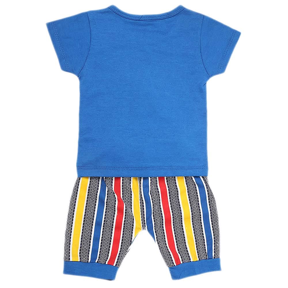 Newborn Boys Half Sleeves Suit - Blue, Kids, NB Boys Sets And Suits, Chase Value, Chase Value