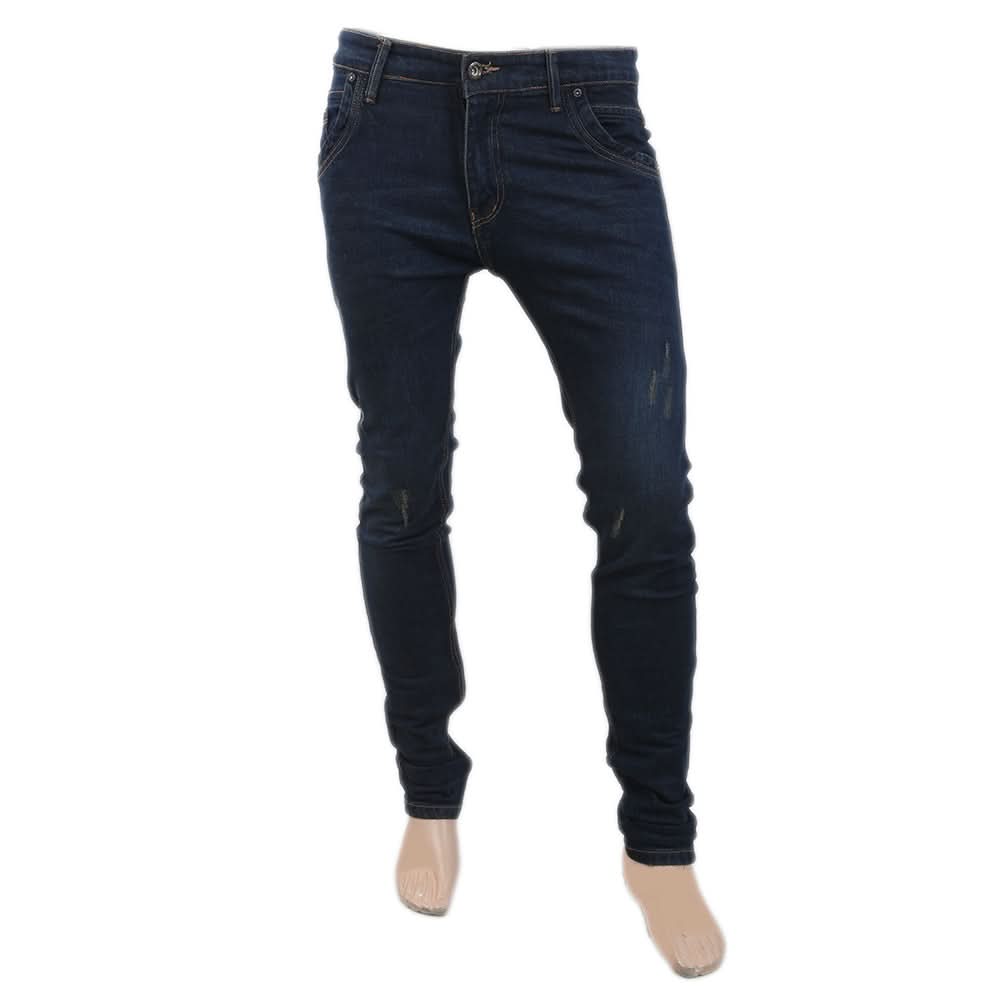 Men’s Denim Pant - Dark Blue, Men, Casual Pants And Jeans, Chase Value, Chase Value