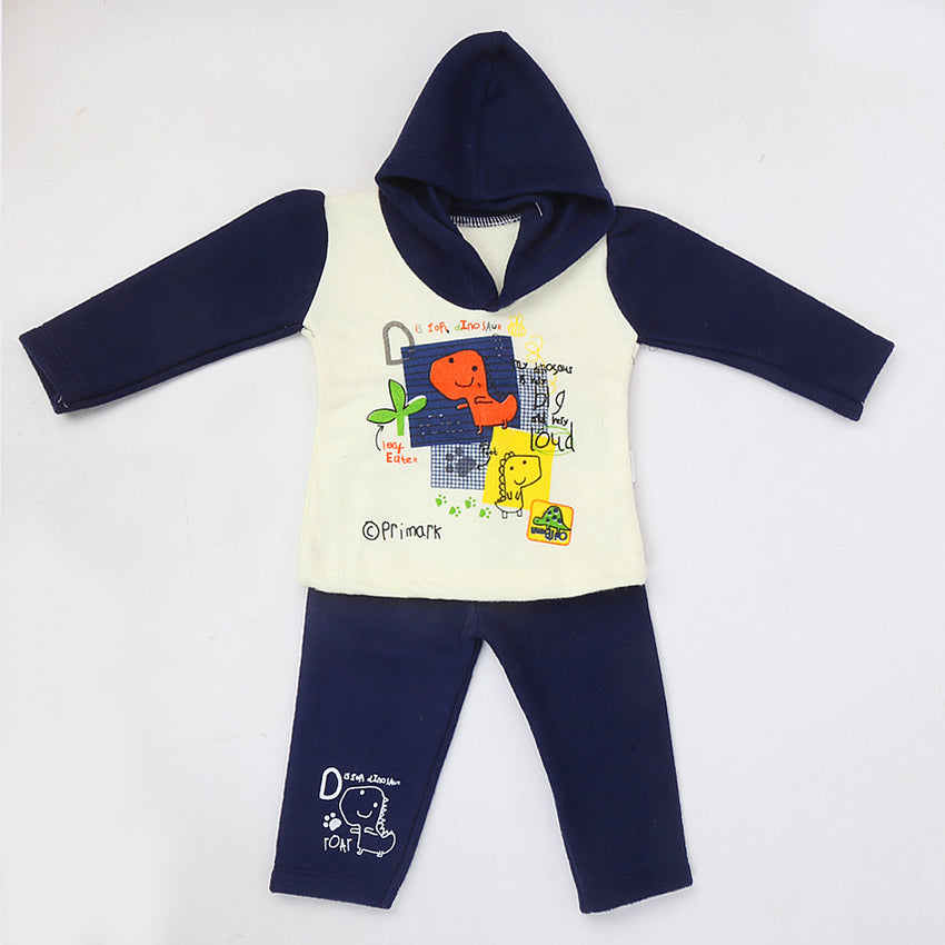 Newborn Girl Full Sleeves Polar Suit - Navy Blue, Kids, NB Girls Sets And Suits, Chase Value, Chase Value