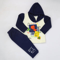 Newborn Girl Full Sleeves Polar Suit - Navy Blue, Kids, NB Girls Sets And Suits, Chase Value, Chase Value