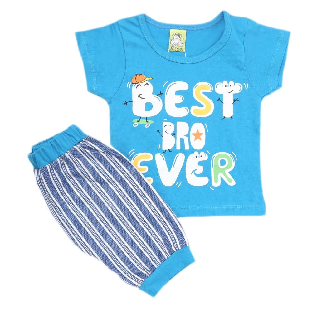 Newborn Boys Half Sleeves Suit - Blue, Kids, NB Boys Sets And Suits, Chase Value, Chase Value