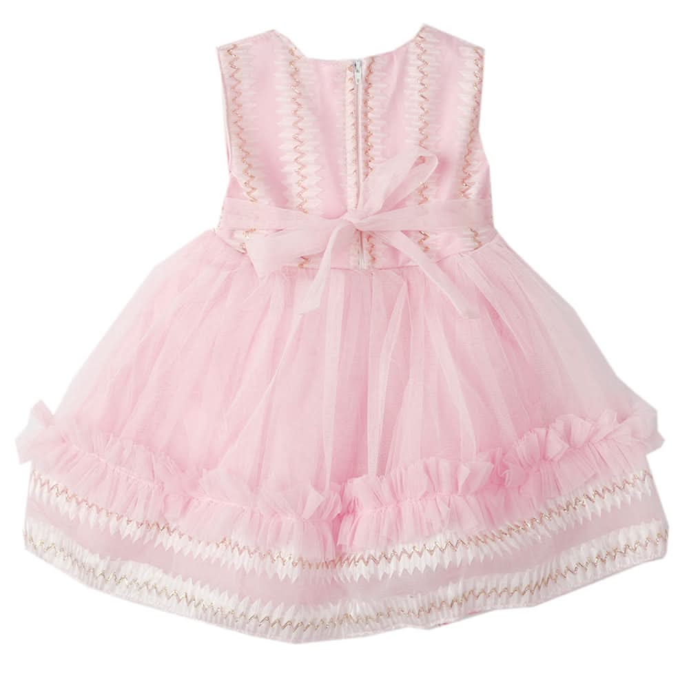 Newborn Girls Frock - Light Pink, Kids, Newborn Girls Frocks, Chase Value, Chase Value