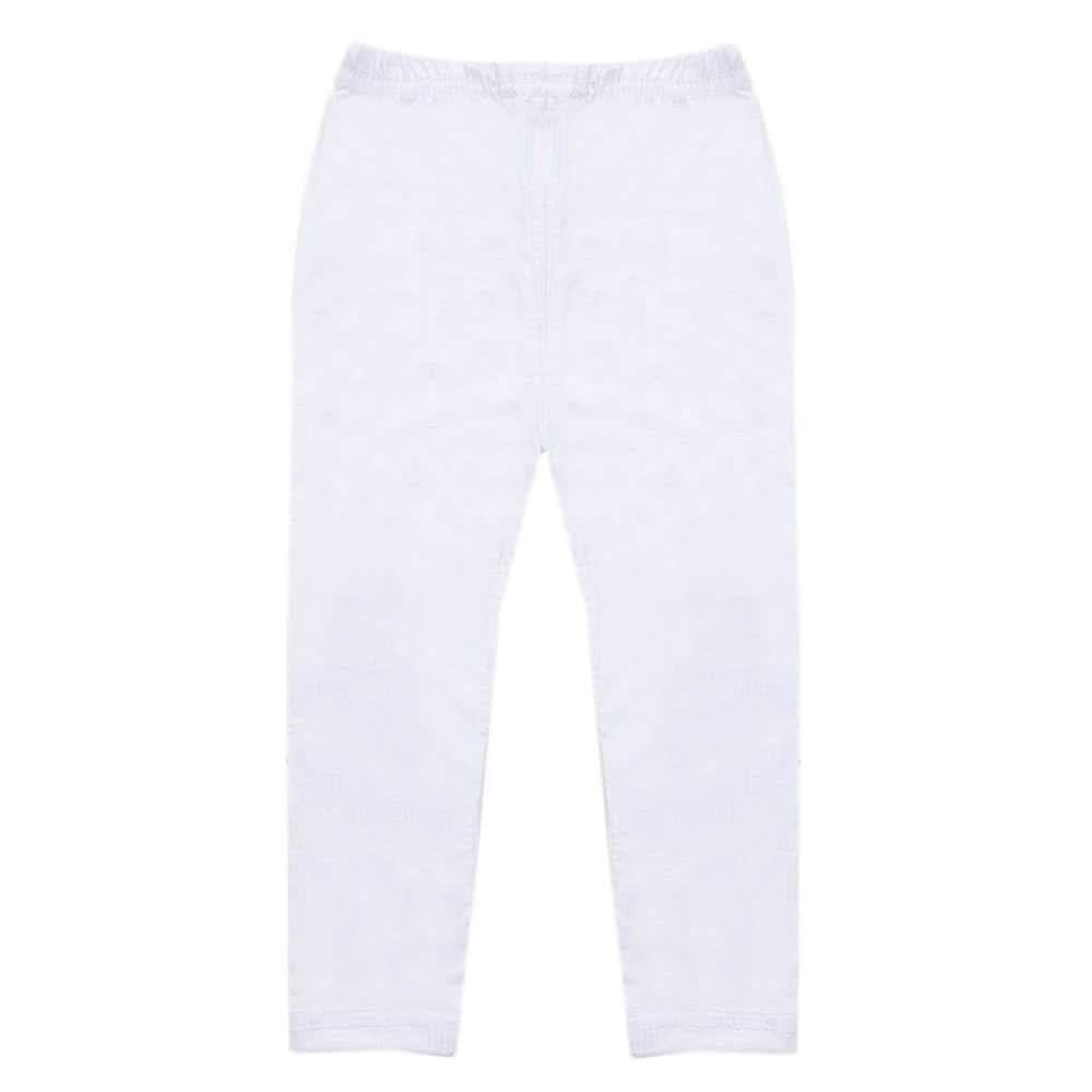 Girls Plain Tight - White, Kids, Tights Leggings And Pajama, Chase Value, Chase Value