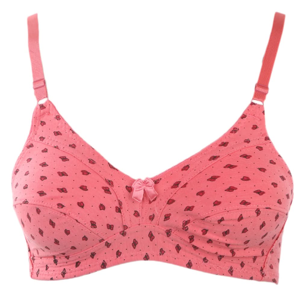 Women's Cotton Bra - Pink, Women, Bras, Chase Value, Chase Value