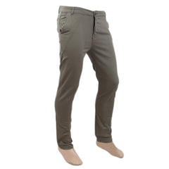 Men's Basic Cotton Chino Pant - Grey, Men, Casual Pants And Jeans, Chase Value, Chase Value