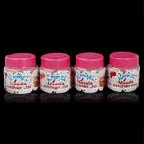 Spice Jar 4 Pcs - Pink, Crockery & Kitchenware, Chase Value, Chase Value