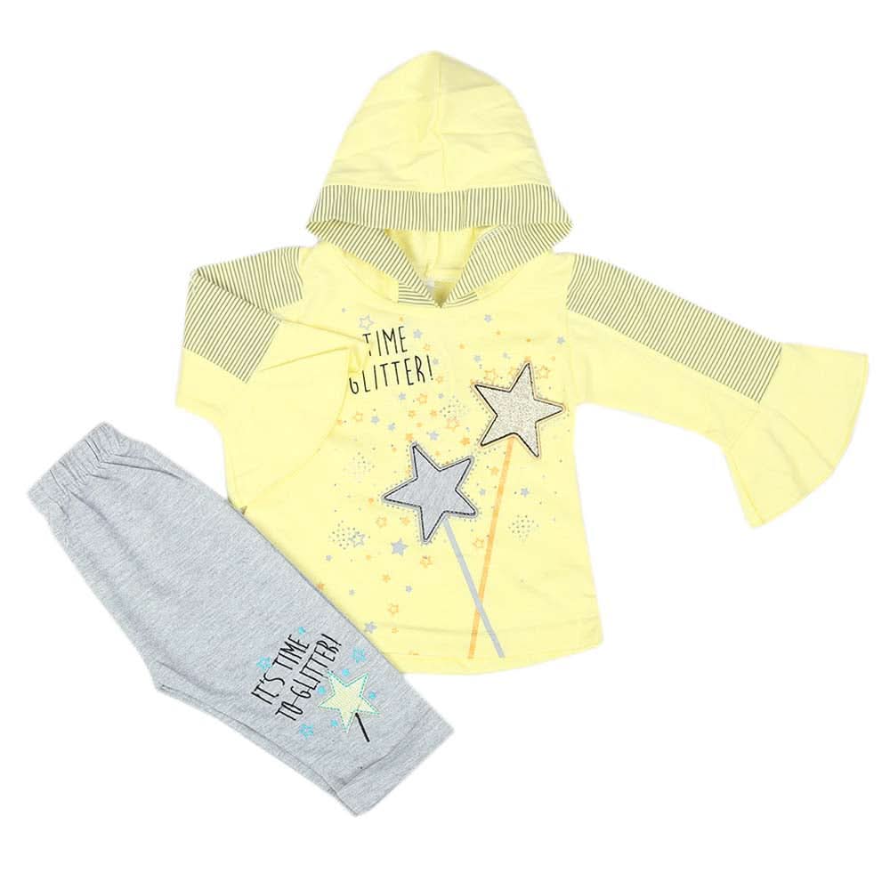 Newborn Girls Pajama Suit - Lemon, Newborn Girls Sets & Suits, Chase Value, Chase Value