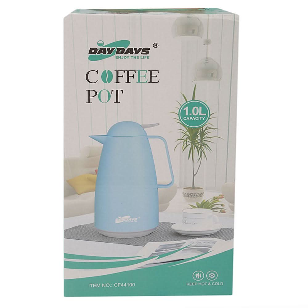 Day Days Coffee Pot 1.0 Liters - Blue, Home & Lifestyle, Glassware & Drinkware, Chase Value, Chase Value