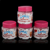 Spice Jar 4 Pcs - Pink, Crockery & Kitchenware, Chase Value, Chase Value