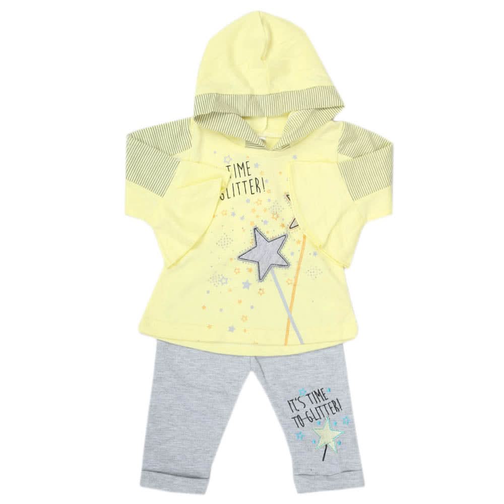 Newborn Girls Pajama Suit - Lemon, Newborn Girls Sets & Suits, Chase Value, Chase Value